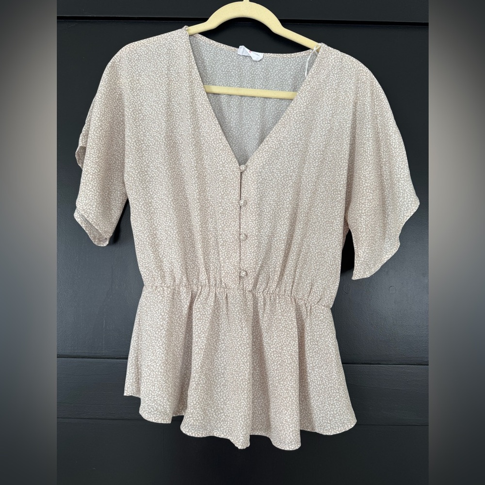 Women’s peplum blouse size medium